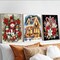 Christmas Diamond Art Kits for Adults – 3 Pack Snowman & Candy House 5D DIY Full Drill Diamond Painting Kits, 12x16 inch